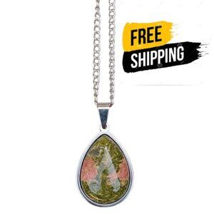 Handmade Unakite Pendant